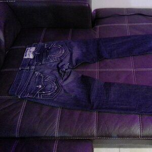 True Religion Ripped Crotch W32